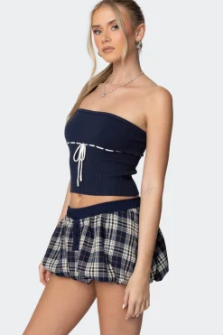 Elsie Knitted Tie Tube Top