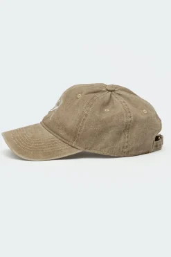 Embroidered Bow Washed Baseball Cap