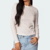 Emery Printed Pointelle Top