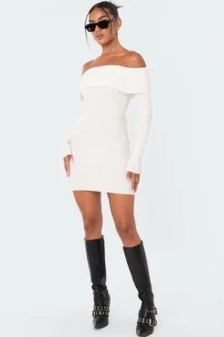 Emma Fold Over Knitted Dress