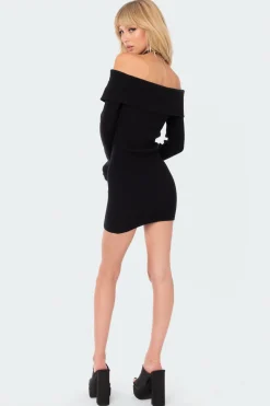 Emma Fold Over Knitted Dress