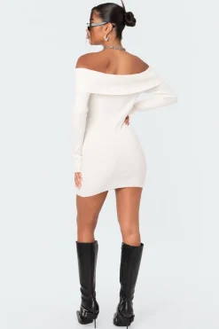 Emma Fold Over Knitted Dress