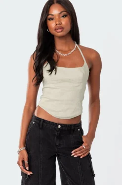 Emmeline Bustier Lace Up Corset