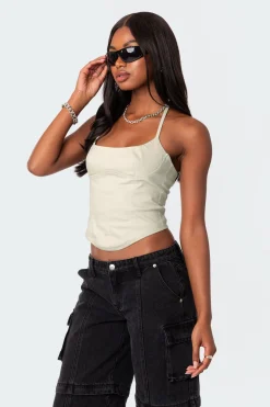 Emmeline Bustier Lace Up Corset