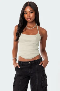 Emmeline Bustier Lace Up Corset