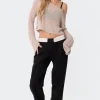 Emmie Off The Shoulder Sheer Knitted Top