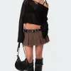 Emmie Off The Shoulder Sheer Knitted Top