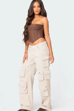 Evangeline Sheer Mesh Corset