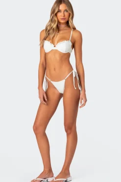 Eyelet String Bikini Bottom