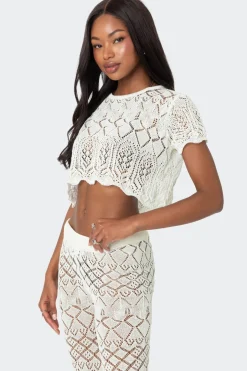 Fable Crochet Crop Top