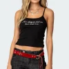 Fall In Love Rhinestone Tank Top