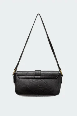 Faux Leather Buckle Bag