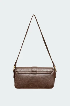 Faux Leather Buckle Bag