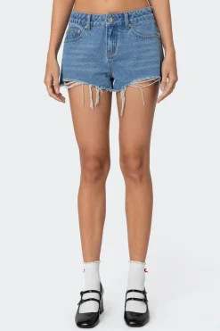 Fern Mid Rise Denim Shorts