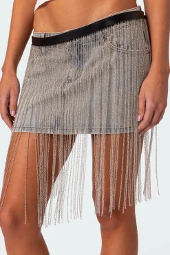 Festival Chain Faux Leather Belt