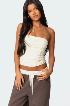 Fifi Gathered Strapless Top