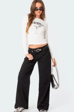 Flirty Long Sleeves T Shirt