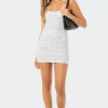 Floral Print Mini Dress