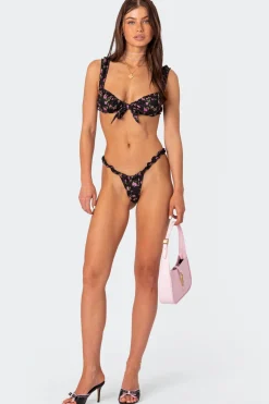 Floral Scrunch Bikini Bottom