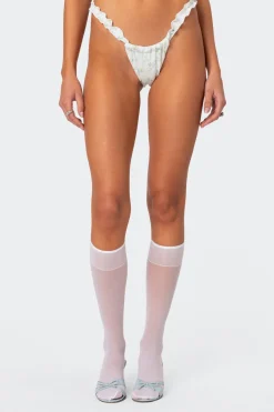 Floral Scrunch Bikini Bottom