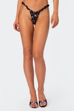 Floral Scrunch Bikini Bottom
