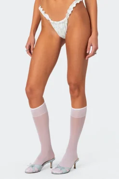 Floral Scrunch Bikini Bottom