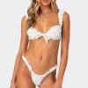 Floral Scrunch Cupped Bikini Top