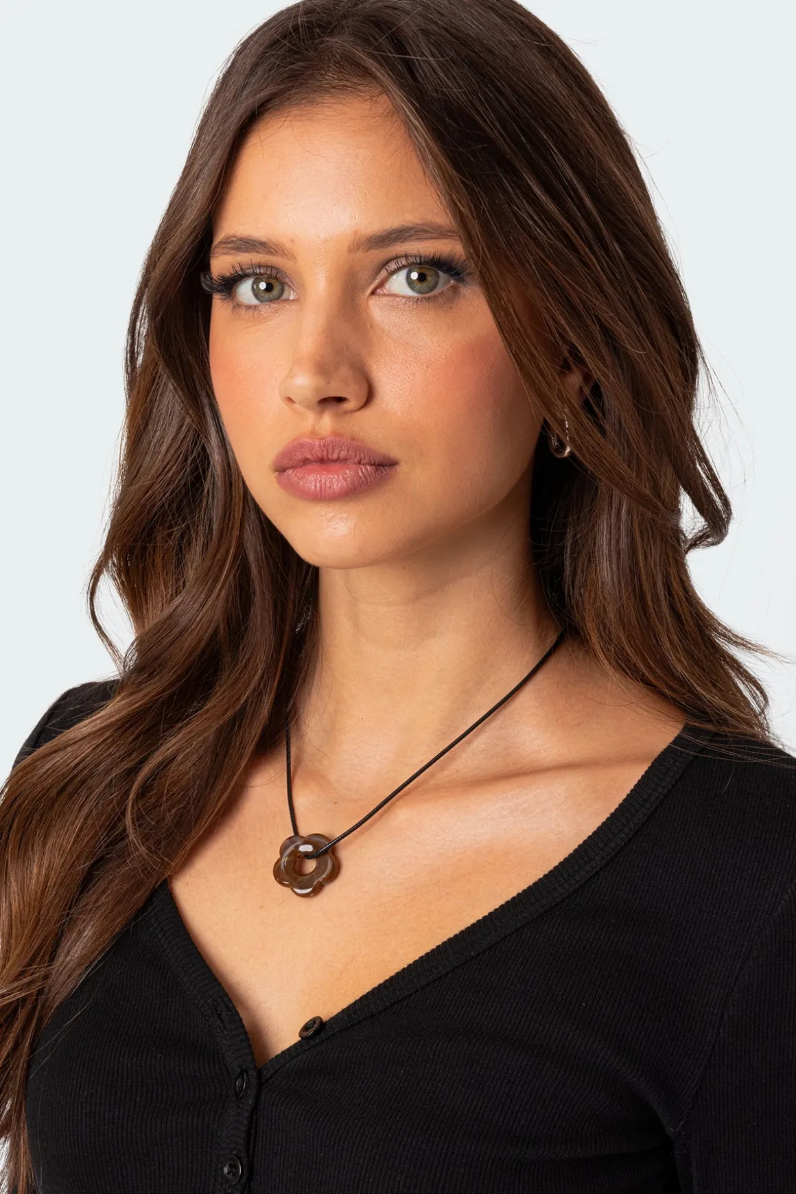 Flower Girl Cord Necklace