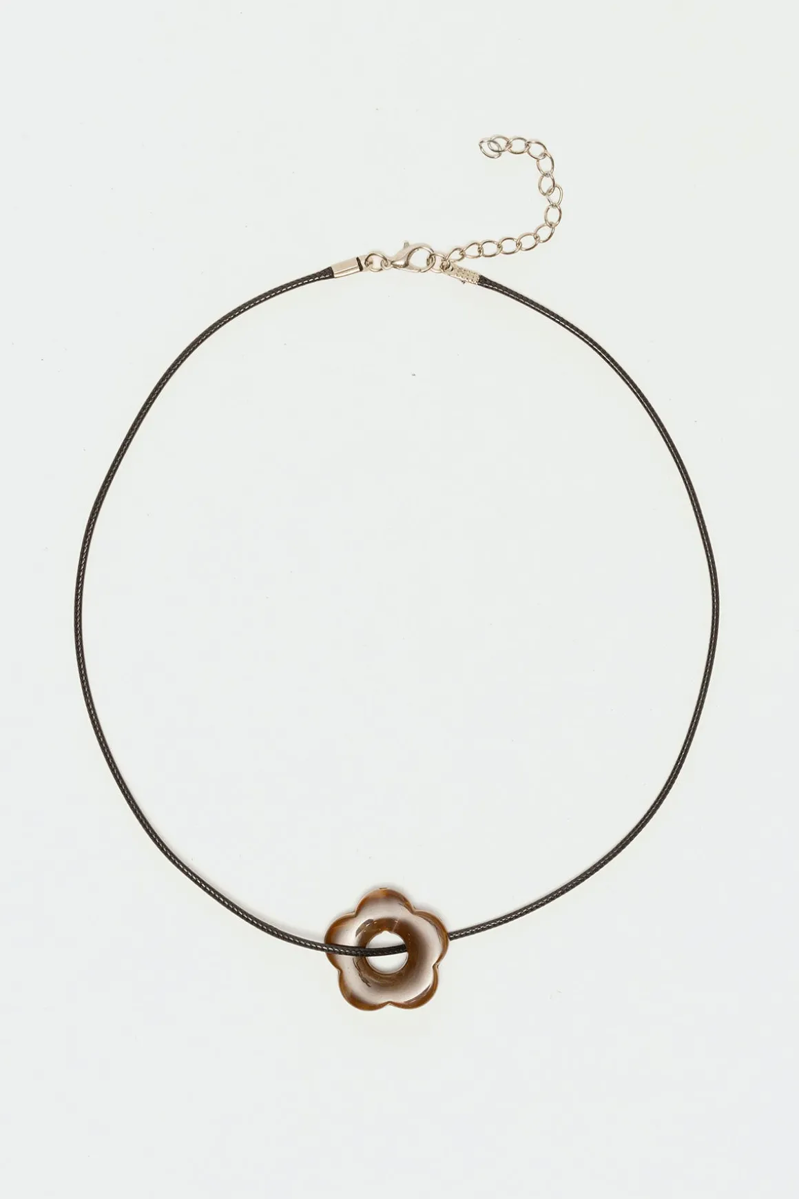 Flower Girl Cord Necklace
