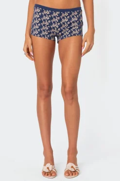 Flower Power Micro Shorts