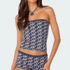 Flower Power Tube Top