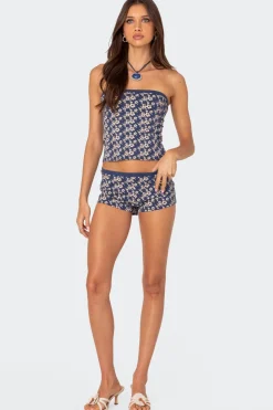 Flower Power Tube Top