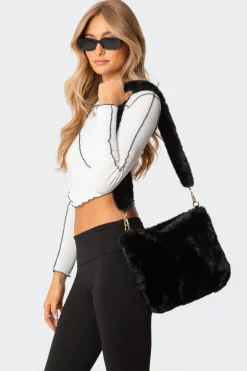 Fluffy Shoulder Bag