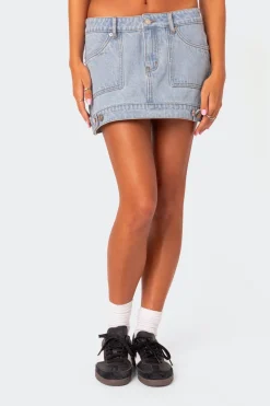 Foxx Denim Mini Skirt