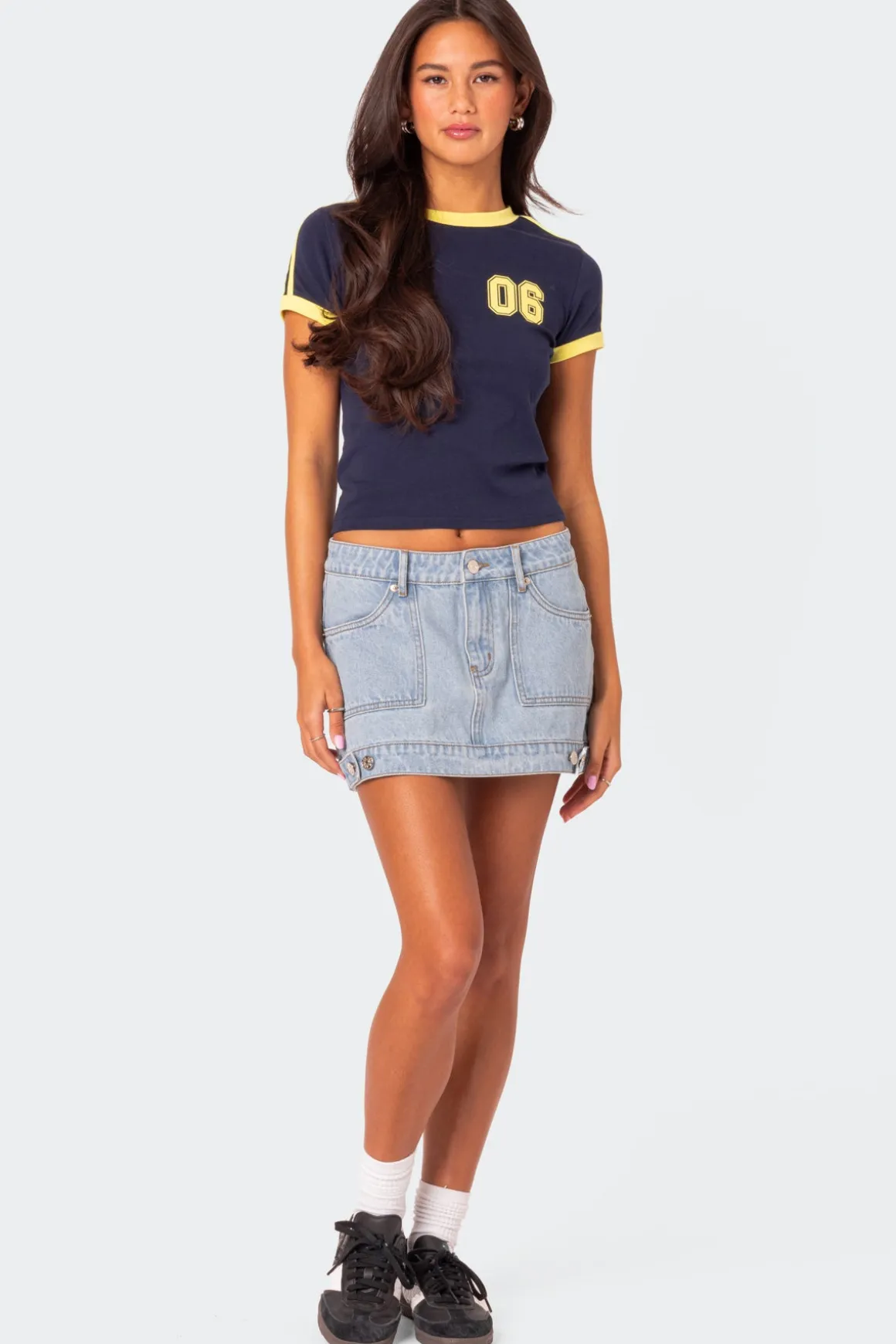 Foxx Denim Mini Skirt