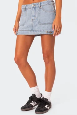 Foxx Denim Mini Skirt