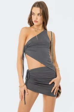 Frankie Asymmetric Drawstring Top