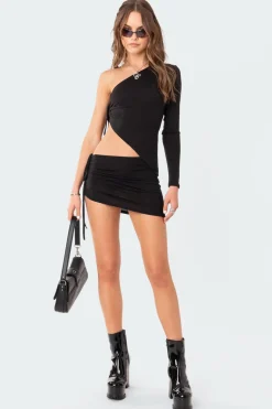 Frankie Long Sleeve Asymmetric Top