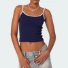 Franky Ribbed Contrast Tank Top