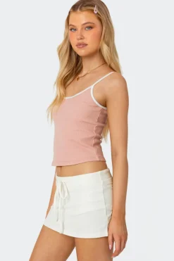 Franky Ribbed Contrast Tank Top