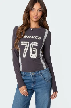 Frenchy Long Sleeve T Shirt