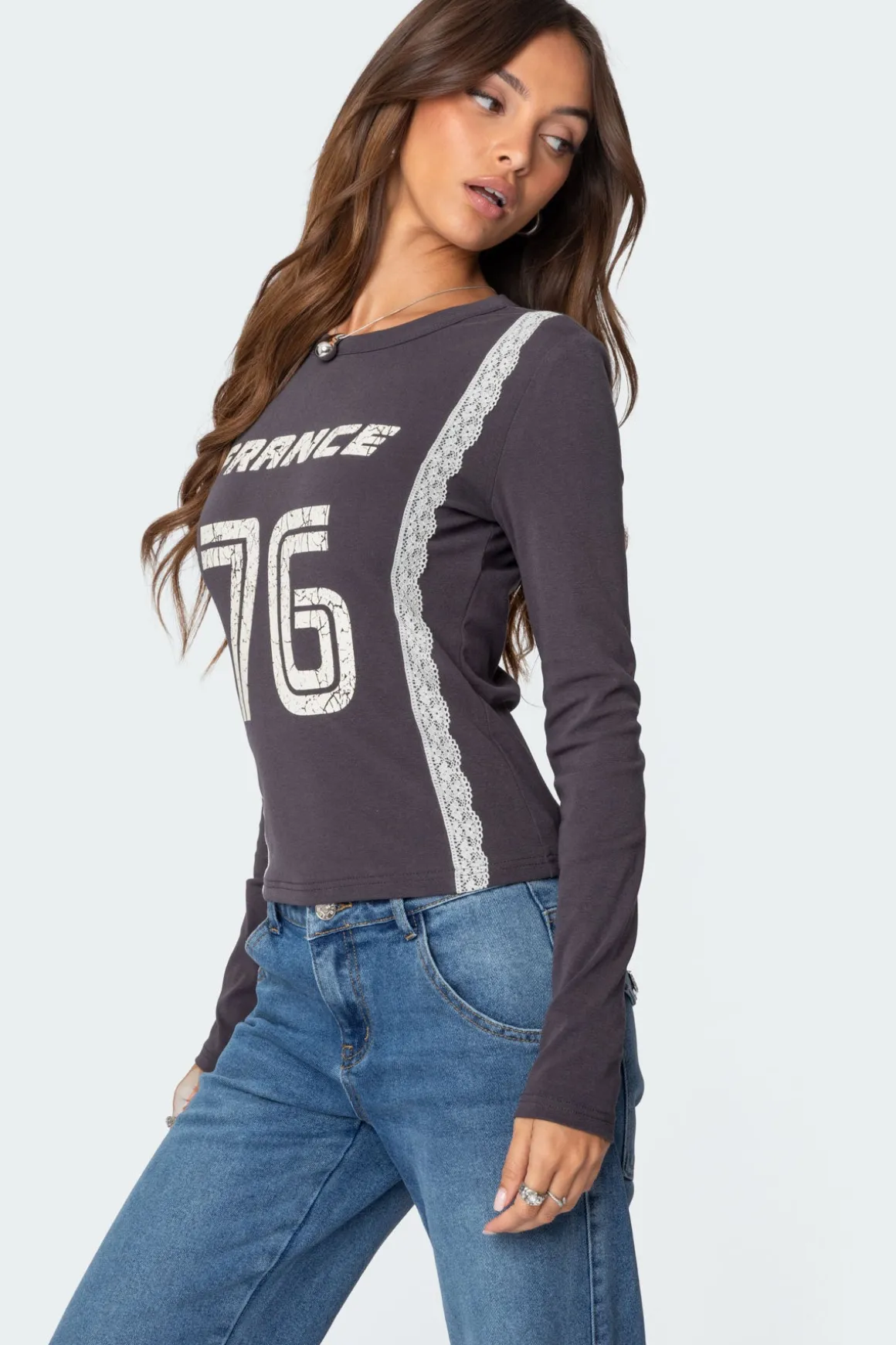 Frenchy Long Sleeve T Shirt