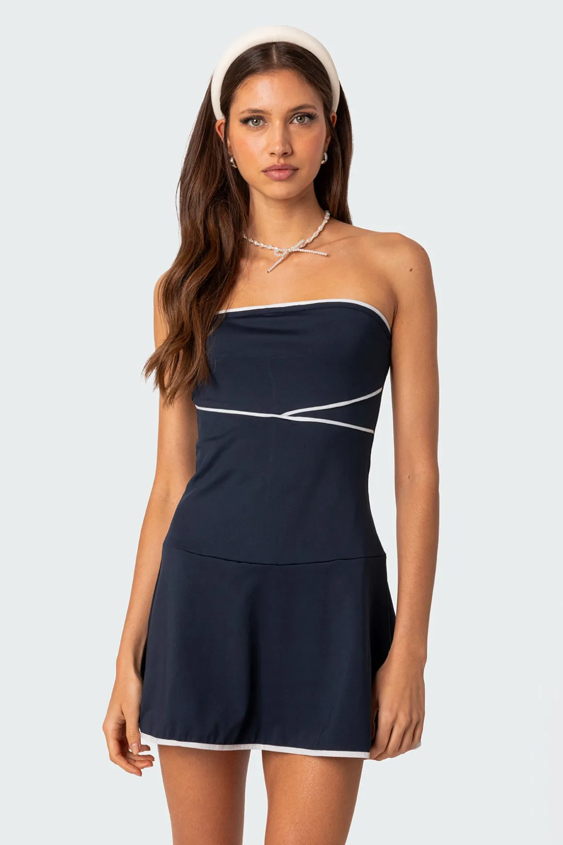 Freya Contrast Mini Dress