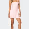 Fridah Ribbed Knit Mini Dress