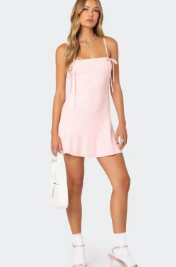 Fridah Ribbed Knit Mini Dress