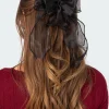 Frilled Bow Hair Clip
