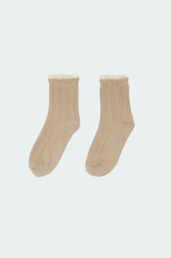 Frilled Pointelle Socks