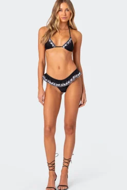 Frilly Triangle Bikini Top