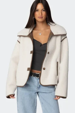Frost Oversized Faux Shearling Jacket