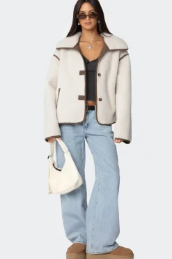 Frost Oversized Faux Shearling Jacket